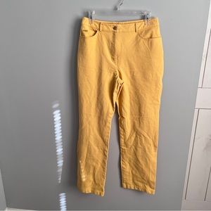 Butter Yellow Pants size 8